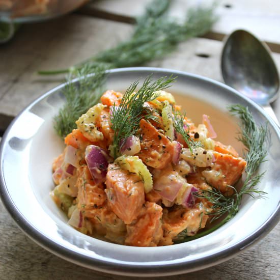 Easy Vegan Sweet Potato Salad