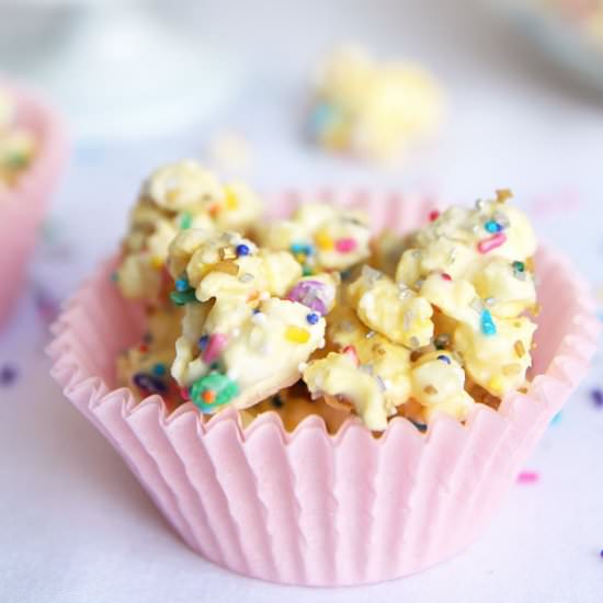 Sparkling Funfetti Popcorn