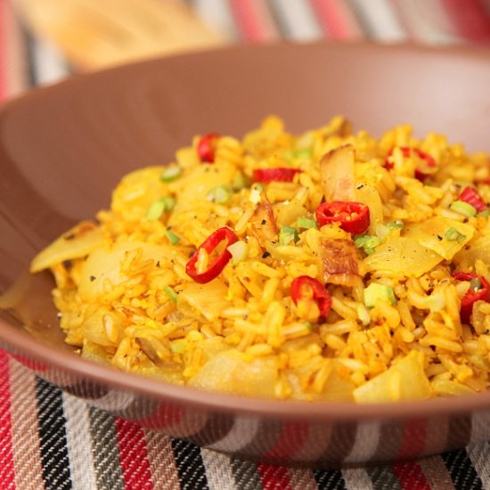 The Simplest Fried Rice with Egg