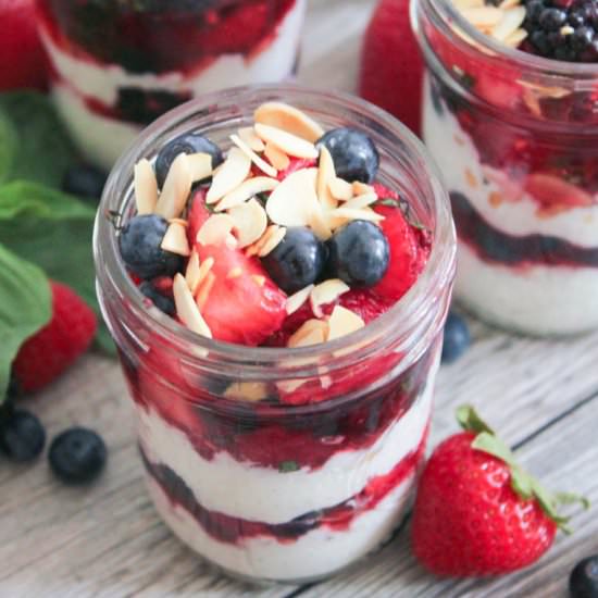 Berry Parfait w/ Vanilla Ricotta