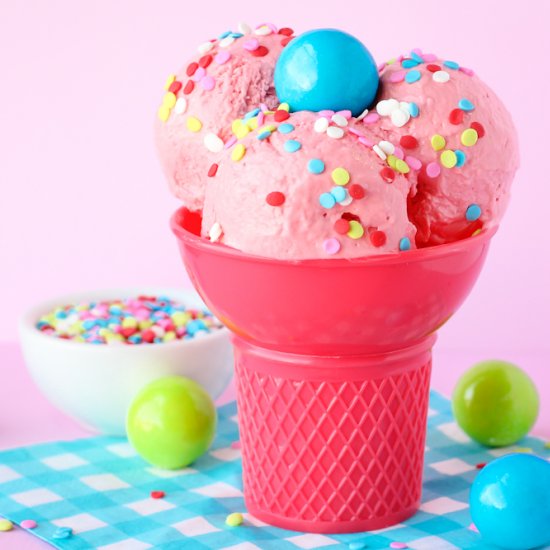 Bubble Gum Ice Cream