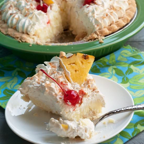 Creamy Piña Colada Pie