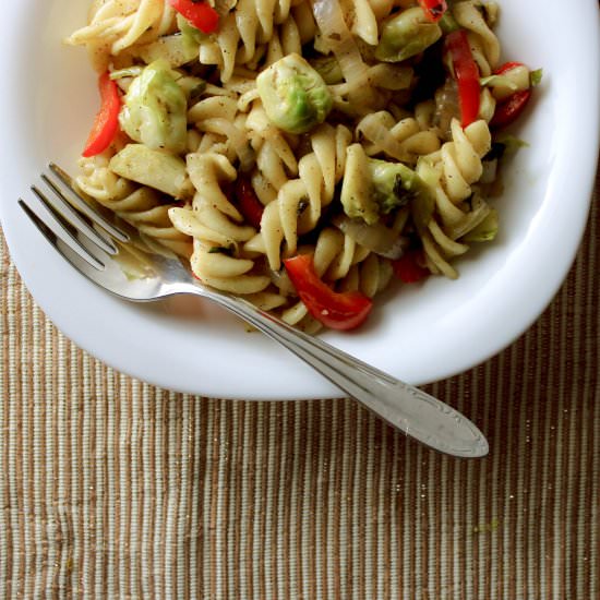 Brown Butter Pasta with Veggies