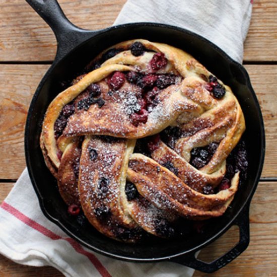 Triple Berry Cinnamon Swirl Bread