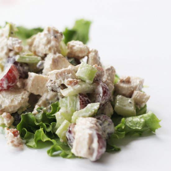 Simple Chicken Salad with Bacon