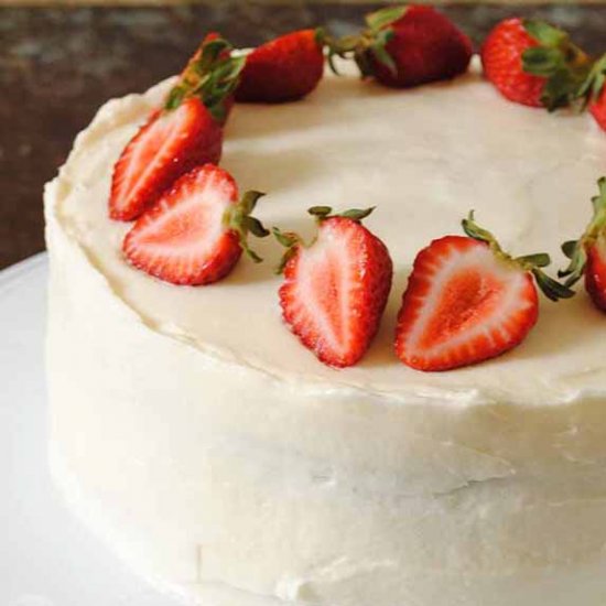 Strawberry Cream Cheese Cake