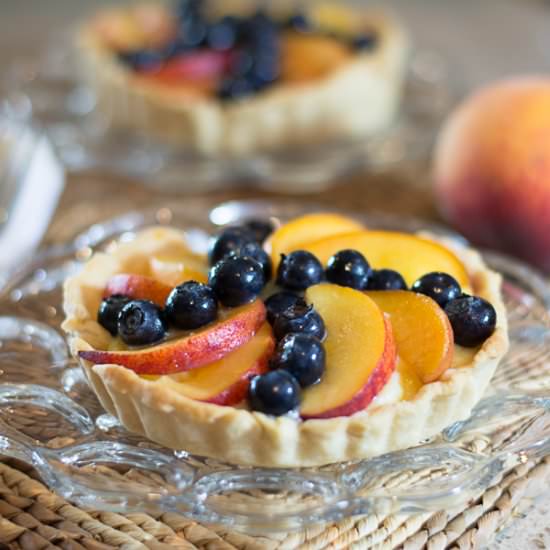 Blueberry Peach Tart