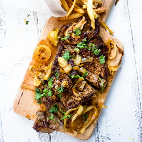 Pan Seared New York Strip Steak