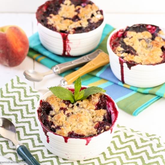 Peach Berry Crumble