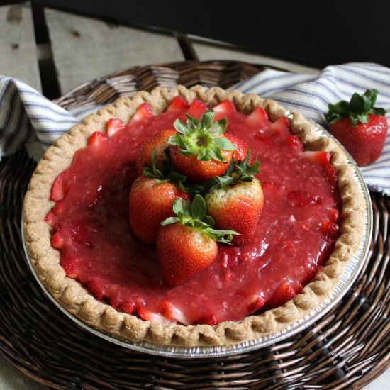 Easy No-Jello Strawberry Pie