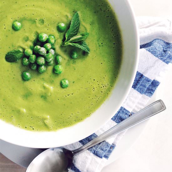 Green Pea and Mint Soup