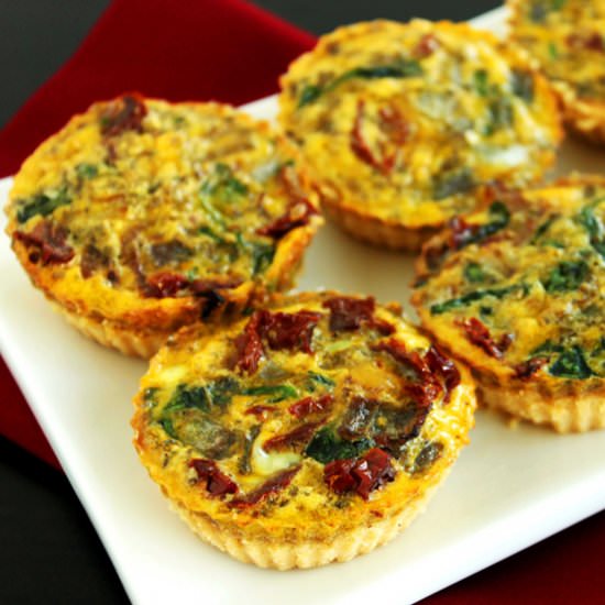 Mediterranean Gluten Free Quiche