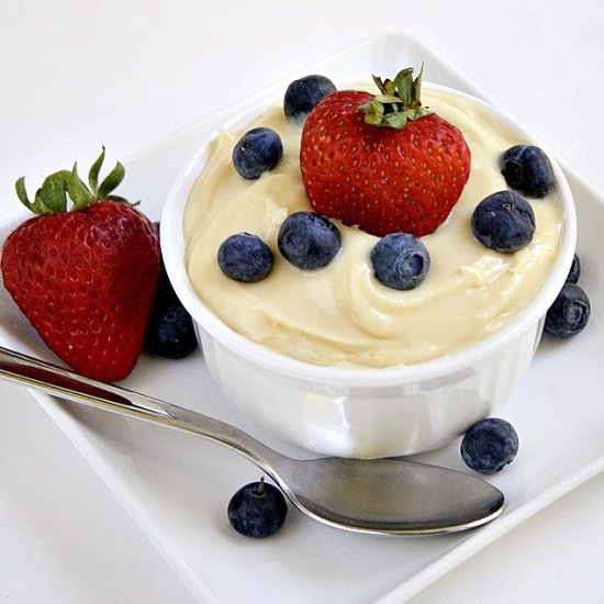 Homemade Vanilla Pudding