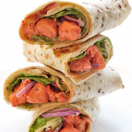 Chicken Tikka Tortilla Wrap