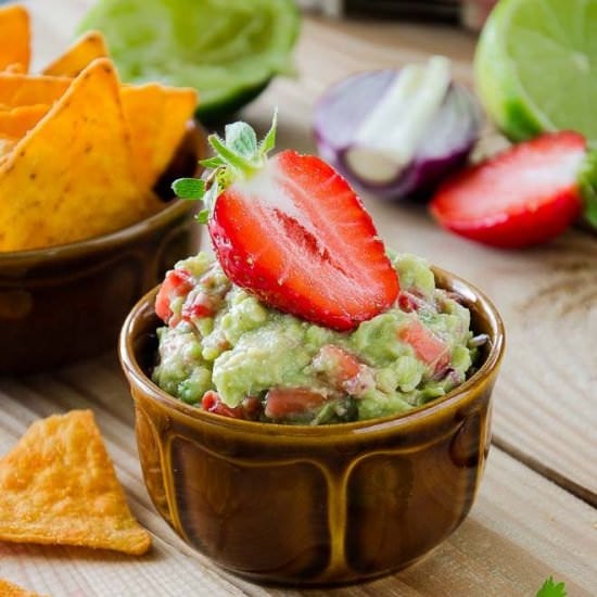 Guacamole with Strawberries