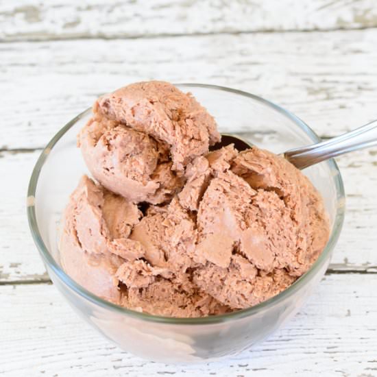 3 Ingredient Chocolate Ice Cream