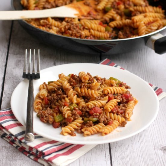 Sloppy Joe Pasta