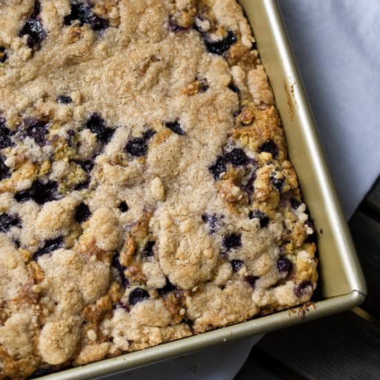 Blueberry Buckle Coffee Cake