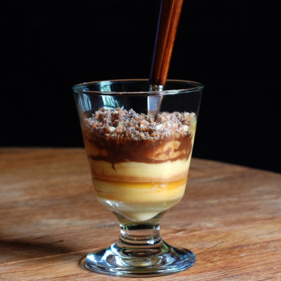 Vanilla Parfaits with Caramel