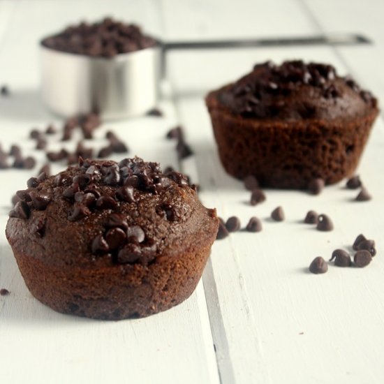 Skinny Chocolate Muffins