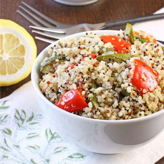 Quinoa with Roasted Veggies