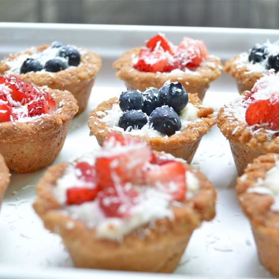 Mini Coconut Fruit Tarts