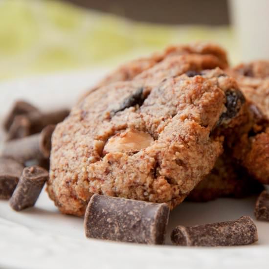 Chocolate Chunk Cherry Almond Cookie