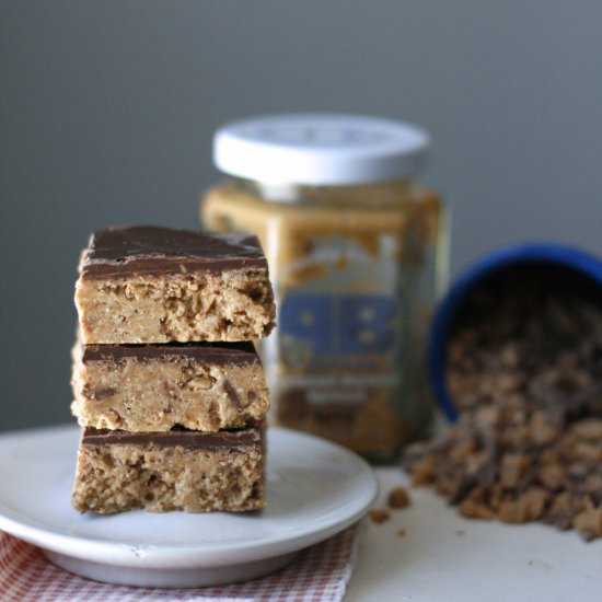 BB PB Chocolate Toffee Bars