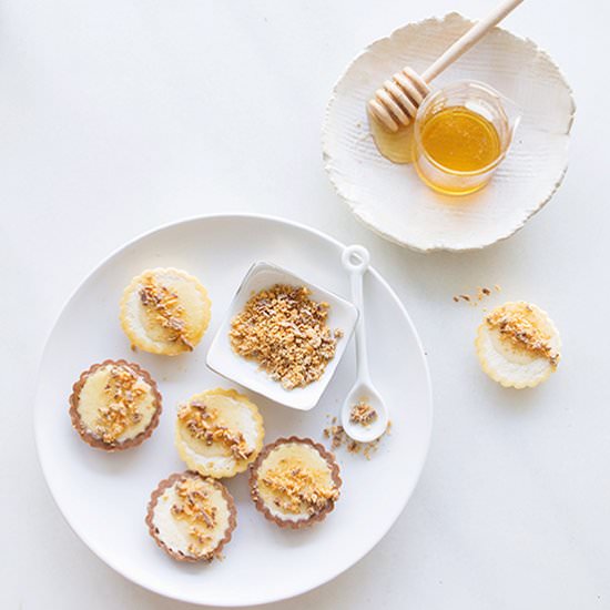 Frozen Peanut Butter & Honey Pies