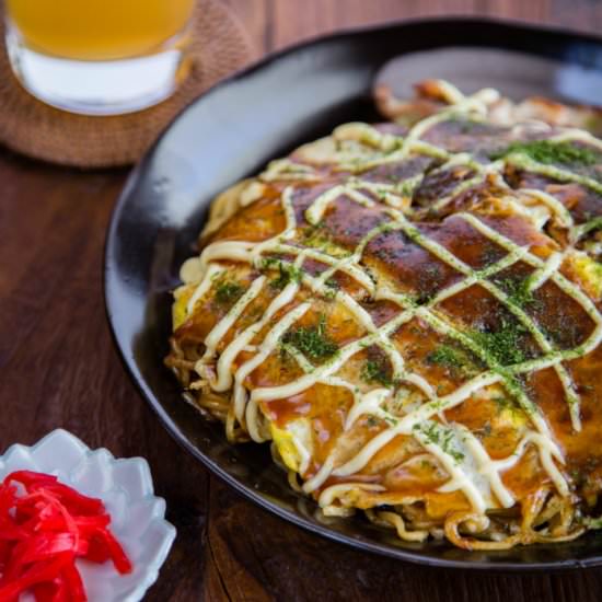 Hiroshima Style Okonomiyaki