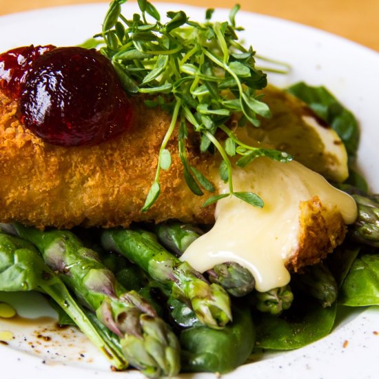 Panko-crusted Fried Brie