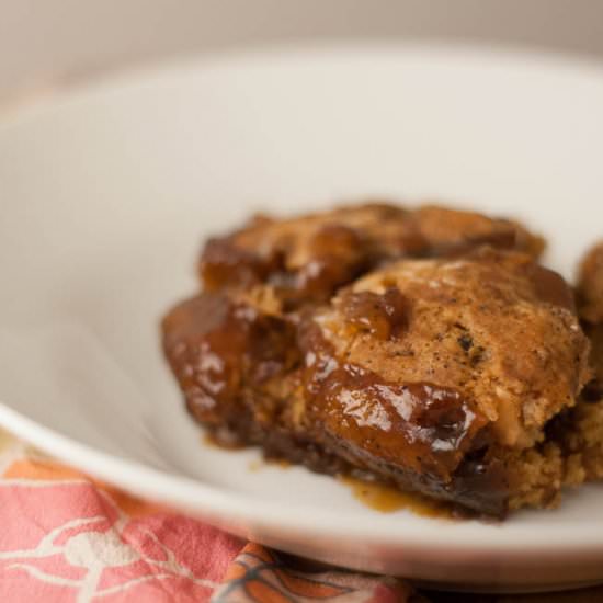 Coffee, Date & Hazelnut Pudding