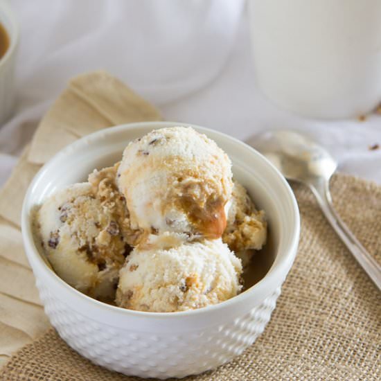 Pecan praline ice cream