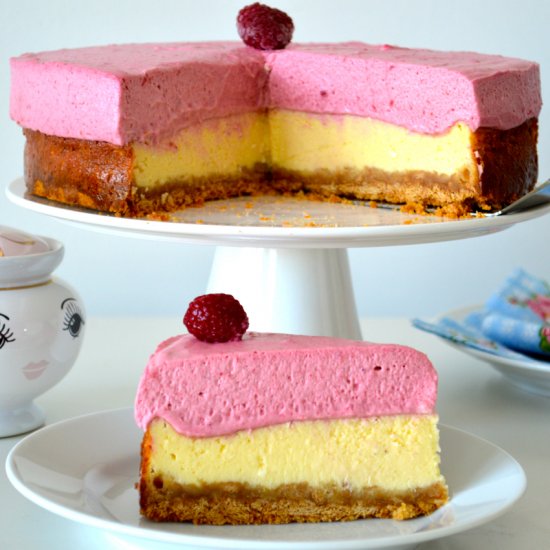 Cheesecake and Raspberry Cream