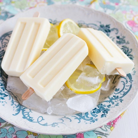 Dulce De Leche Lemon Popsicles