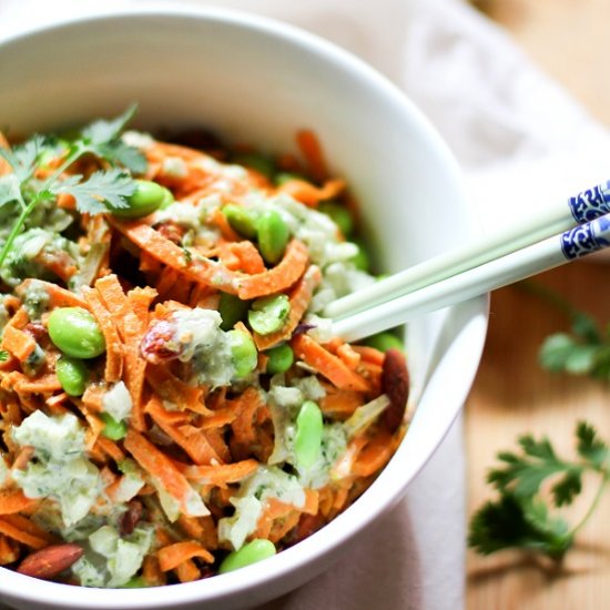 Green Curry Sweet Potato Noodles