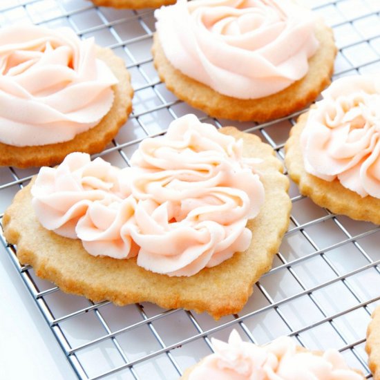 Ribbons and Roses Cookies