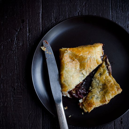 Macerated Cherry Nutella Pop Tarts