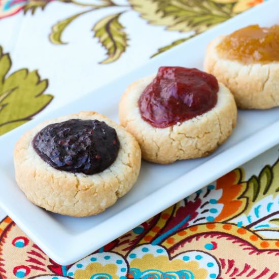 Jam-Filled Thumbprint Cookies