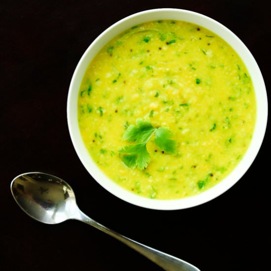 Urad Dal Soup w/ Garlic and Onion