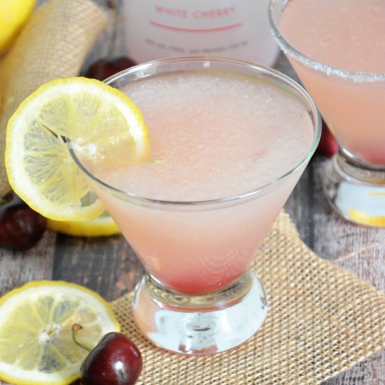 Spiked Cherry Lemonade Slushies