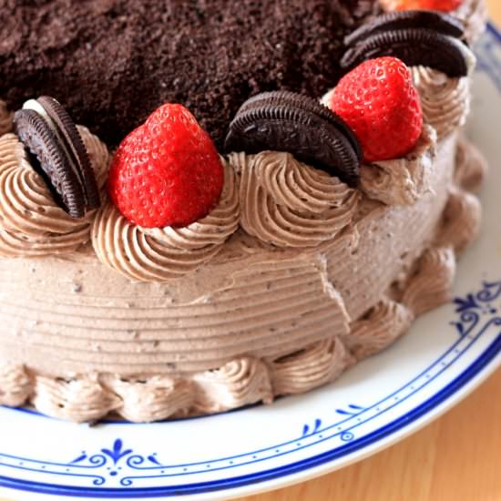 Oreo Birthday Cake