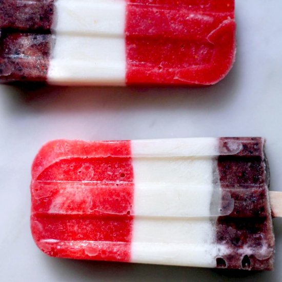 Red, White, and Blue Pops