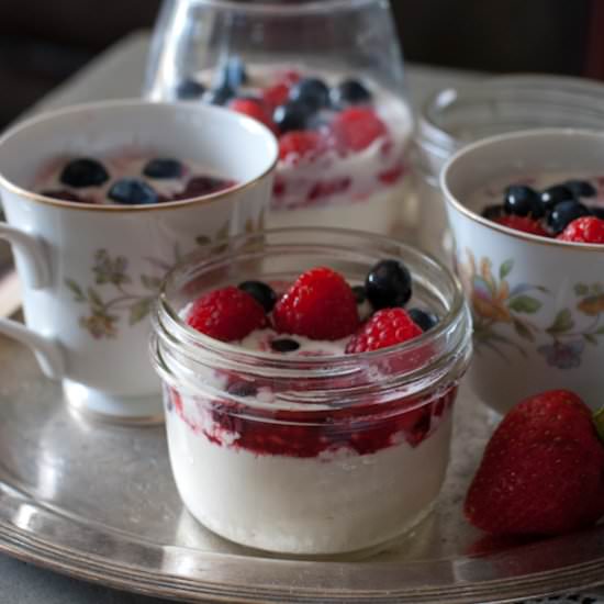 Mixed Berry Panna Cotta