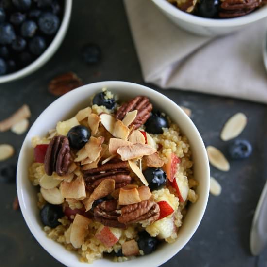 Blueberry Breakfast Quinoa