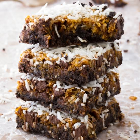 Coconut Caramel Macchiato Bars