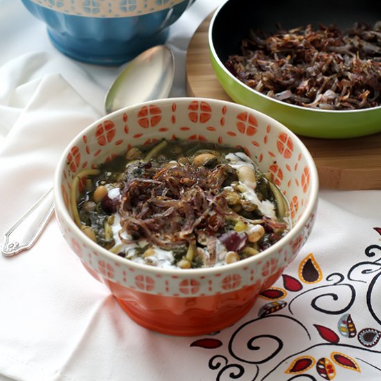 Ash E Reshteh (Persian Noodle Soup)