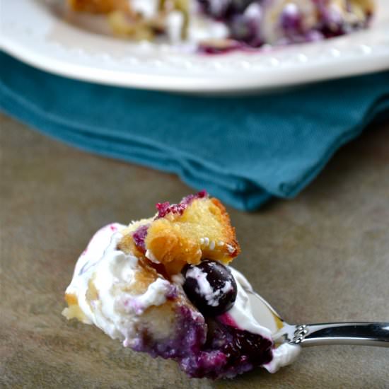 Blueberry Lemon Bread Pudding