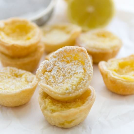 Mini Lemon Chess Pies