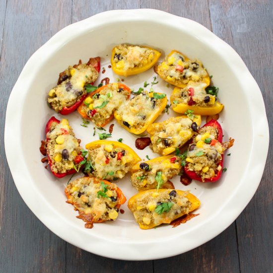 Southwestern Quinoa Stuffed Peppers